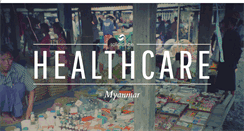 Desktop Screenshot of myanmarhealthcareconsulting.com